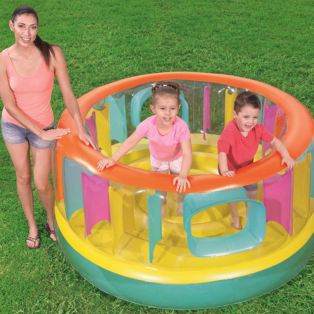 Gimnasio Inflable Bestway Up In & Over Trampolín Bounce Jam