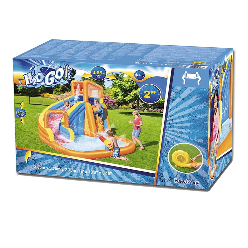 Bestway Mega Parque Acuático Inflable Turbo Splash Water Zone H2OGO!