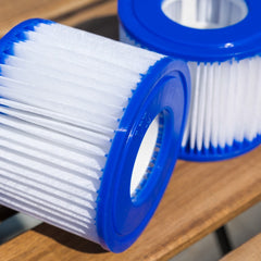 Bestway Repuesto Cartucho de Filtro Tipo IV para Lay-Z-Spa, Pack 2 Un.