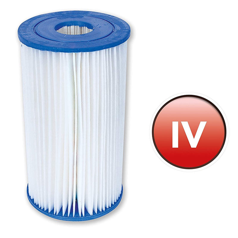 Bestway Repuesto Cartucho de Filtro Tipo IV para Bomba Filtrante 9.463 Litros/Hora, Pack 2 Un.