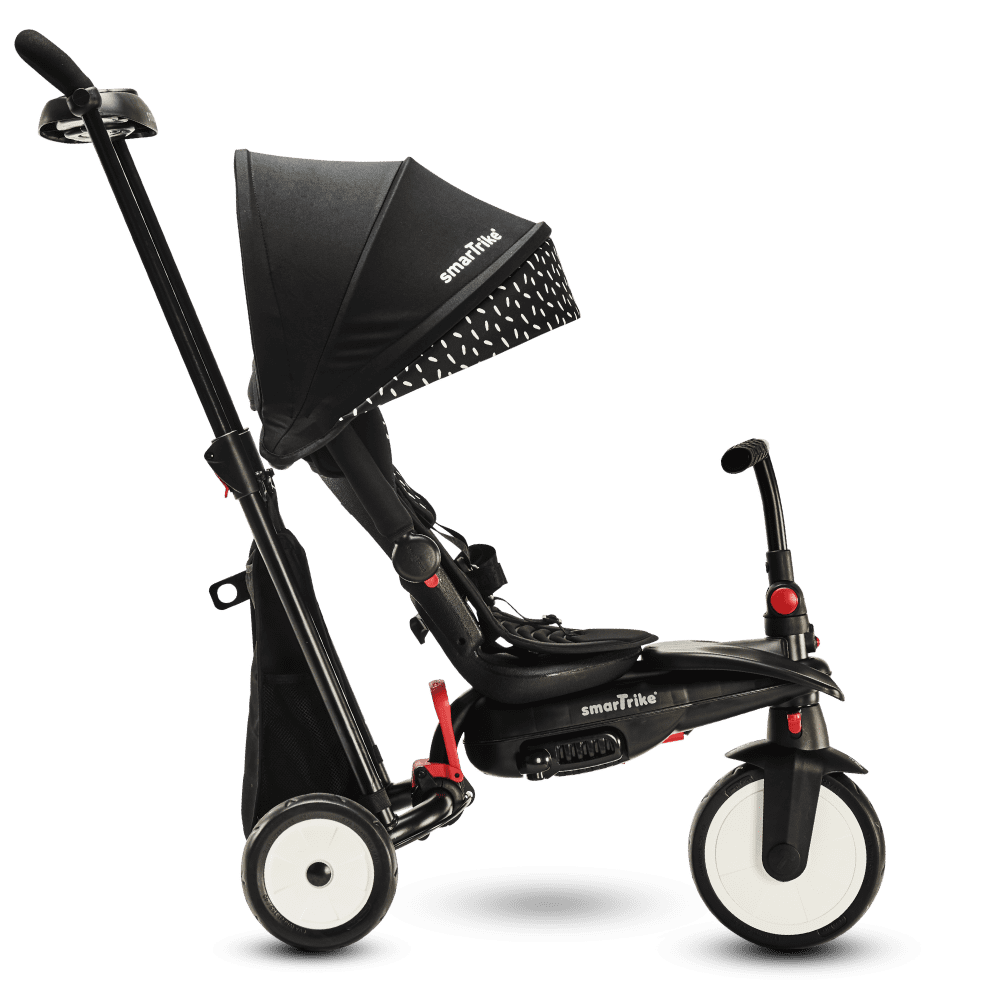Triciclo 7 Etapas SMARTRIKE STR5 Folding Stroller Trike Black White